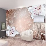  Samoljepljiva foto tapeta - Oriental Wings (Brown) 441x315 Cijene