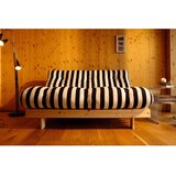 Karup Crno-bijela sklopiva sofa 140 cm Roots – | shoptok.hr