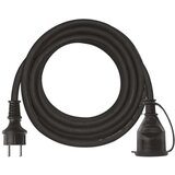 Emos Zunanji podaljšek 5 m / 1 vtičnica / črni / guma-neopren / 250 V / 1,5 mm2 | Shoptok.si