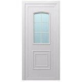 PVC ulazna vrata KT02 Zadar (D x Š x V: 70 x 1.000 x 2.100 mm, DIN desno, Bijele boje) u