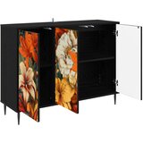  Kreveta GENNEP Crni hrast 102 x 33 x 76 cm Konstruirano drvo Slike