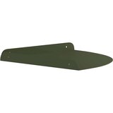  Lebdeća polica s policom 2 pcs Maslinasto zelena 30 x 30 x 2 cm - Maslinovo zelena 30 cm 2 | shoptok.hr