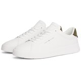 Tommy Hilfiger Niske tenisice 'COURT ESS' maslinasta / bijela | shoptok.hr