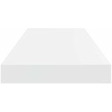  Plutajuće zidne police 2 kom sjajne bijele 60x23,5x3,8 cm MDF | shoptok.hr