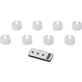 LED svijeće u setu od 8 kom (visina 4 cm) -