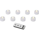 Sveče LED v kompletu 8 sveč (višina 4 cm) -