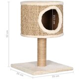  Penjalica za mačke s kućicom i grebalicom 52 cm od morske trave | shoptok.hr