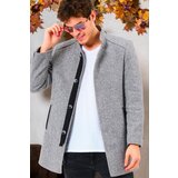 Dewberry PLT8327 MEN'S COAT-DARK DIAGONAL GREY | Shoptok.si