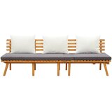  Vrtni dnevni ležaj 200 x 65 cm od masivnog bagremovog drva | Eponuda.com