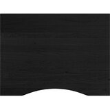  Radni stol tamnosmeđi 80x60x(71,5-98) cm masivno drvo hrast | shoptok.hr