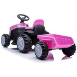 Lean_Toys Traktor na akumulator s prikolico TR1908T roza | Shoptok.si