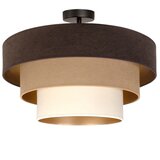 Brilagi plafonski luster luneta 1xE27/60W/230V prečnik 40 cm braon/bež/krem | Eponuda.com