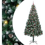  Umjetno božićno drvce Zelena 240 cm PVC i Čelik i Plastika | shoptok.hr
