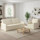  Set sofe 2 pcs Krem Kordura tekstil - Krem 1-sjedalni + 3-sjedalni (180 cm) | shoptok.hr