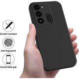 INORCO Ovitek za telefon Tecno Spark Go 2022/Spark 8C 4G/Spark 9 4G, tekoči silikon + mehka podloga, pokrov proti praskam, (22035095) | Shoptok.si
