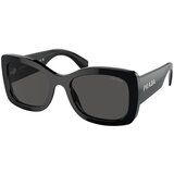 Prada PRA08S 1AB5S0 ONE SIZE (56) Črna/Siva Cene