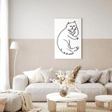  Slika - Cat Relaxing (1 Part) Vertical 40x60 Premium Print | shoptok.hr