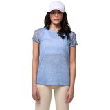 Leone 1947 Majice s kratkimi rokavi Woman T-Shirt Short Sleeves Lace Modra | Shoptok.si