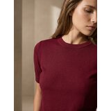 Sinsay Džemper bluza s kratkim rukavima, s dodatkom viskoze | shoptok.hr
