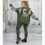 Pri Women's tracksuit loose sweatshirt + ribbed leggings CHICAGO | Shoptok.si