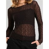 Sinsay Ažurna bluza s dugim rukavima | shoptok.hr
