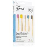 The Humble&Co Brush Adult bambusova zobna ščetka ekstra soft I. 5 kos