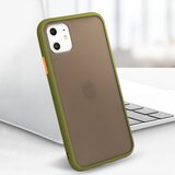  ovitek s trdim zadnjim delom za iphone 12 in 12 pro - zelen | Shoptok.si