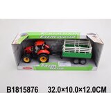  Traktor sa prikolicom crveni ( 587603-k ) Cene