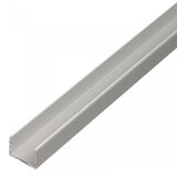 KANTOFLEX Aluminijasti U profil Kantoflex (2.000 x 12,9 x 10 mm, debelina: 1,5 mm, eloksiran aluminij) Cene