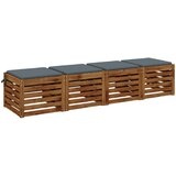 Jastučići za sjedenje SOEST 4 kom. 100% poliester Plava | shoptok.hr