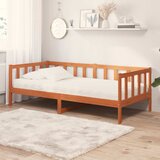  Dnevni krevet s uzglavljem Vosak smeđa i bijela 90 x 200 cm | shoptok.hr
