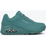 Skechers Nizke superge Teal Uno Stand On Air pisana | Shoptok.si