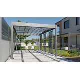 TRIGANO Nadstrešnica za auto Libeccio 16m2 3 panela | shoptok.hr
