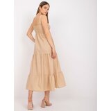 RUE PARIS Dress-RO-SK-ELB-4004.10P-beige | Shoptok.si