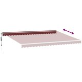 Tenda na automatsko uvlačenje bordo 500 x 350 cm | shoptok.hr