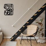 Atelier Del Sofa zidni sat 48x48cm Crni Cene