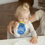 Baboo Cup with Silicone Spout skodelica s slamico Blue, 6m+ 260 ml | Shoptok.si