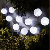 Garden of Eden led solarni lampiončki - 10 belih luči, hladno bela led - 3,7 m Cene