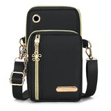 INF Najlonska torbica za čez ramo za telefon, majhna torbica za čez ramo za ženske Black, (21539036) | Shoptok.si