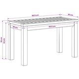  Stolić za kavu Prirodna 60 5 x 30 x 36 cm Čvrsto drvo akacije - 60 5 x 30 x 36 cm Prirodna | shoptok.hr