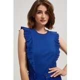 Moodo Ribbed blouse with ruffles Cijene