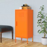 The Living Store Omara za shranjevanje oranžna 42,5x35x101,5 cm jeklo - Omarica Za Shranjevanje, (21430008) Cene