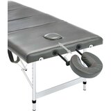 vidaXL Masažna miza s 4 conami aluminijast okvir antracit 186x68 cm | Shoptok.si