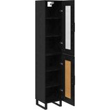  Highboard Crni hrast 34,5 x 34 x 180 cm Konstruirano drvo | shoptok.hr