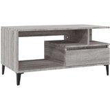  Klubska mizica siva sonoma 90x49x45 cm inženirski les, (20714237) | Shoptok.si
