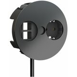 Boschmann BAC-TWIST vgradna vtičnica za kuhinjski pult 1x220V, 1xokvir prazen črn 931.133 Cene