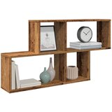 vidaXL Zidna polica Staro drvo 100x18x53 cm Konstruirano drvo | shoptok.hr