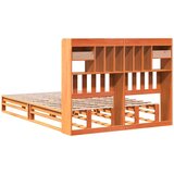  Krevet s regalom za knjige bez madraca 150x200 cm od borovine | shoptok.hr