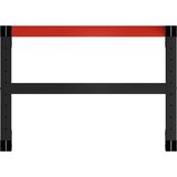 vidaXL Okvir za radni stol metalni 80 x 57 x 79 cm crno-crveni | shoptok.hr