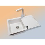 G Stone set sudopera sa slavinom i sifonom km 21 bela + elegance bela + ugradni dozer | ePonuda.com